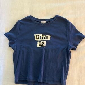 Garage Blue 'Bite Me' T-Shirt